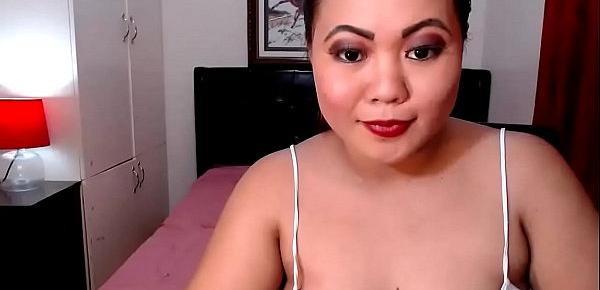  Asian pregnant camgirl with partner